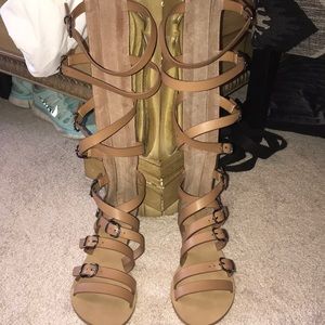 BCBG Tall Gladiator Sandals